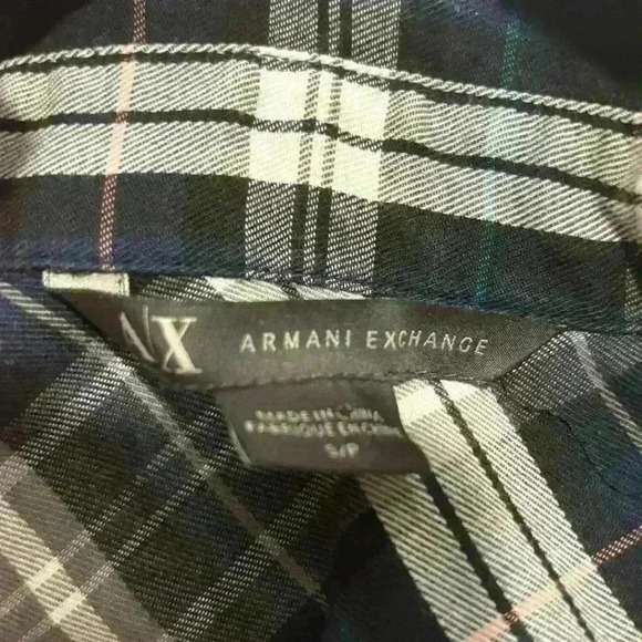 Armani Exchange Flannel Shirt Women’s - Picture 6 of 6
